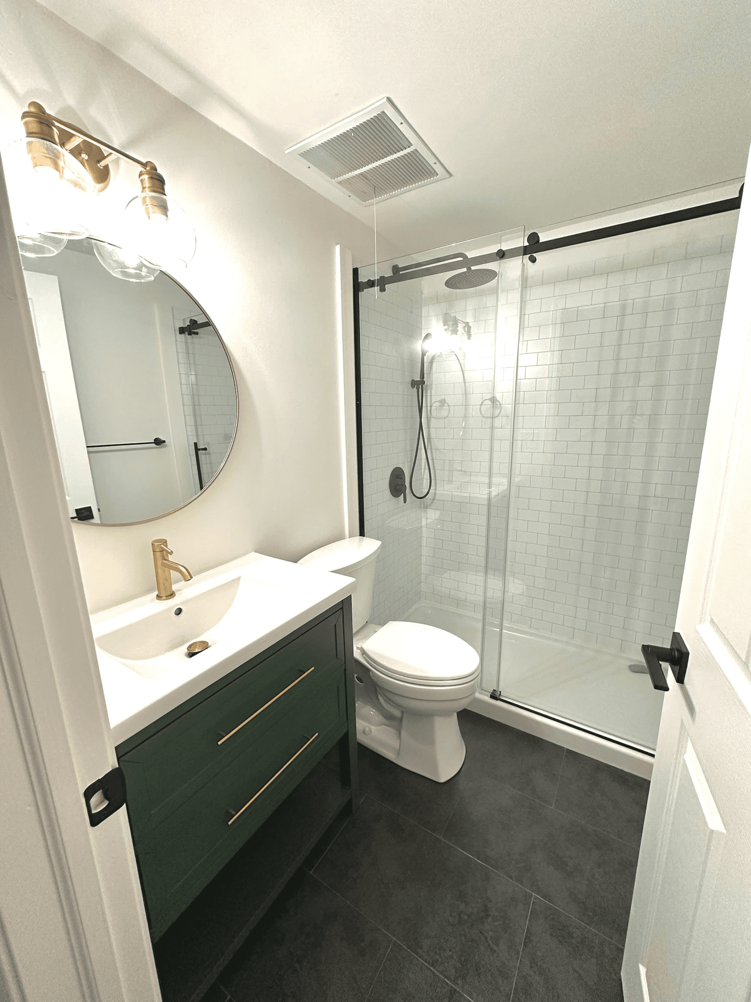 bath remodel after