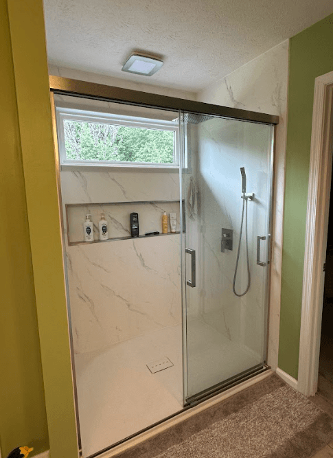 One day shower remodel